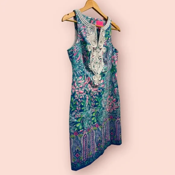 Lilly Pulitzer Gabby Stretch Shift Dress In full bloom - Picture 4 of 14